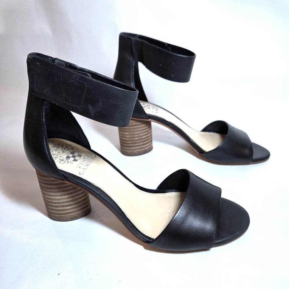 Vince Camuto Leather Sandals with Ankle Straps Size 6.5